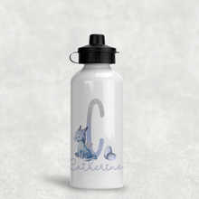 Load image into Gallery viewer, Dragon Alphabet Personalised Aluminium Water Bottle 400/600ml
