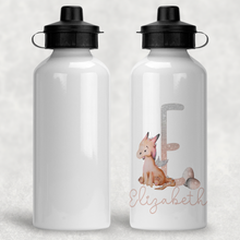 Load image into Gallery viewer, Dragon Alphabet Personalised Aluminium Water Bottle 400/600ml
