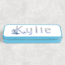 Load image into Gallery viewer, Dragon Personalised School Pencil Tin
