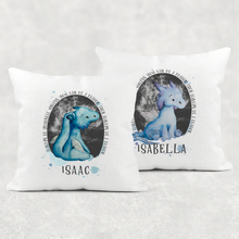 Load image into Gallery viewer, Dragon Always Be Yourself Personalised Cushion Linen White Canvas

