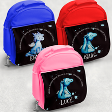 Load image into Gallery viewer, Dragon Be Yourself Personalised Kids Insulated Lunch Bag
