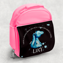Load image into Gallery viewer, Dragon Be Yourself Personalised Kids Insulated Lunch Bag
