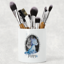 Load image into Gallery viewer, Dragon Watercolour Pencil Caddy / Make Up Brush Holder
