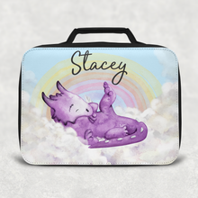 Load image into Gallery viewer, Dragon Rainbow Insulated Lunch Bag
