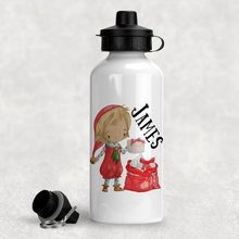 Load image into Gallery viewer, Elf Presents Personalised Christmas Aluminium Water Bottle 400/600ml
