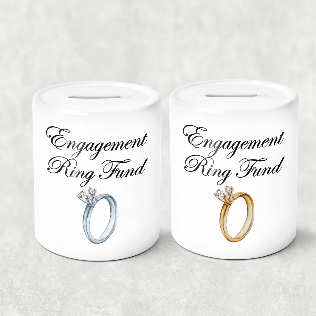 Engagement Ring Wedding Fund Money Savings Pot
