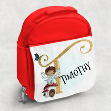 Load image into Gallery viewer, Fairy Alphabet Personalised Kids Insulated Lunch Bag
