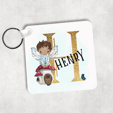 Load image into Gallery viewer, Fairy Alphabet Personalised Keyring Bag Tag
