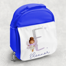 Load image into Gallery viewer, Fairy Glitter Alphabet Personalised Kids Insulated Lunch Bag
