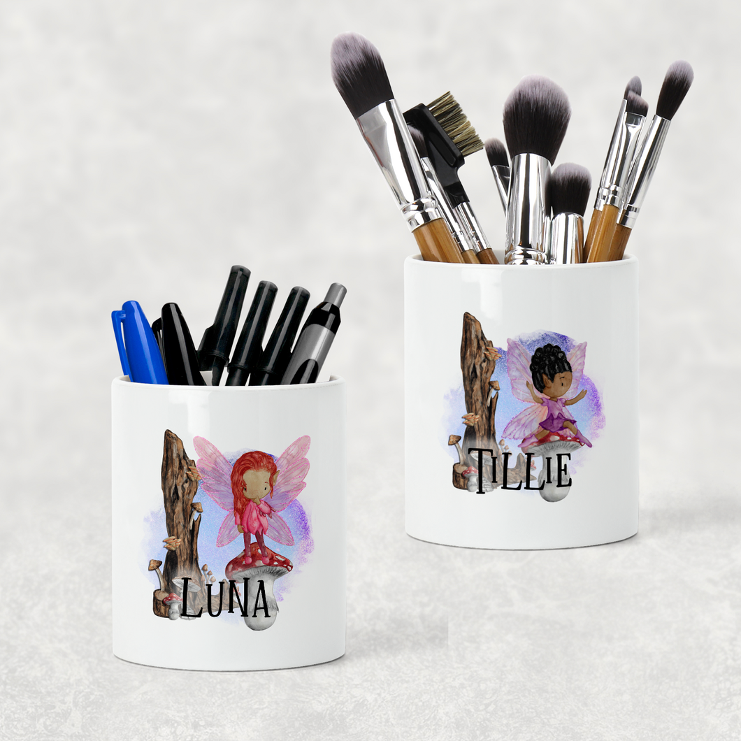 Fairy Toadstool Pencil Caddy / Make Up Brush Holder