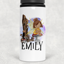 Load image into Gallery viewer, Fairy Toadstool Personalised Aluminium Straw Water Bottle 650ml
