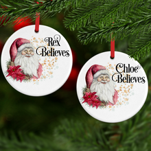 Load image into Gallery viewer, Father Christmas Personalised Ceramic Christmas Bauble
