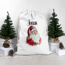 Load image into Gallery viewer, Father Christmas Personalised Christmas Santa Sack
