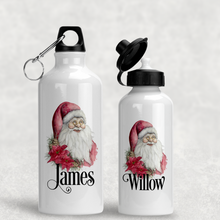 Load image into Gallery viewer, Father Christmas Personalised Christmas Aluminium Water Bottle 400/600ml

