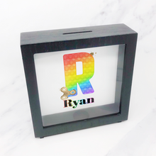 Load image into Gallery viewer, Fidget Alphabet Personalised Money Box Frame
