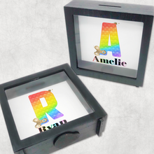 Load image into Gallery viewer, Fidget Alphabet Personalised Money Box Frame
