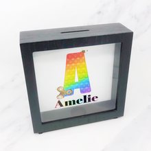 Load image into Gallery viewer, Fidget Alphabet Personalised Money Box Frame
