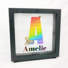 Load image into Gallery viewer, Fidget Alphabet Personalised Money Box Frame
