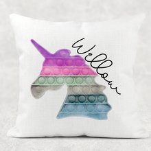 Load image into Gallery viewer, Pop It Fidget Personalised Cushion
