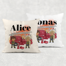 Load image into Gallery viewer, Firefighter Personalised Cushion
