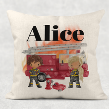 Load image into Gallery viewer, Firefighter Personalised Cushion
