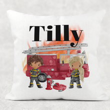 Load image into Gallery viewer, Firefighter Personalised Cushion
