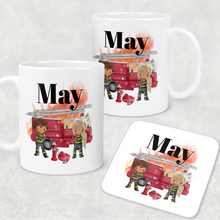 Load image into Gallery viewer, Firefighter Mug &amp; Coaster
