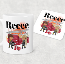 Load image into Gallery viewer, Firefighter Mug &amp; Coaster
