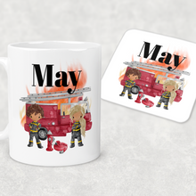 Load image into Gallery viewer, Firefighter Mug &amp; Coaster
