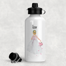 Load image into Gallery viewer, Flower Girl Personalised Wedding Aluminium Water Bottle 400/600ml
