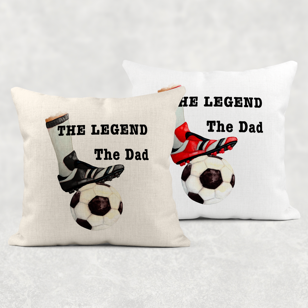 Football The Legend The Dad Father's Day Gift Cushion