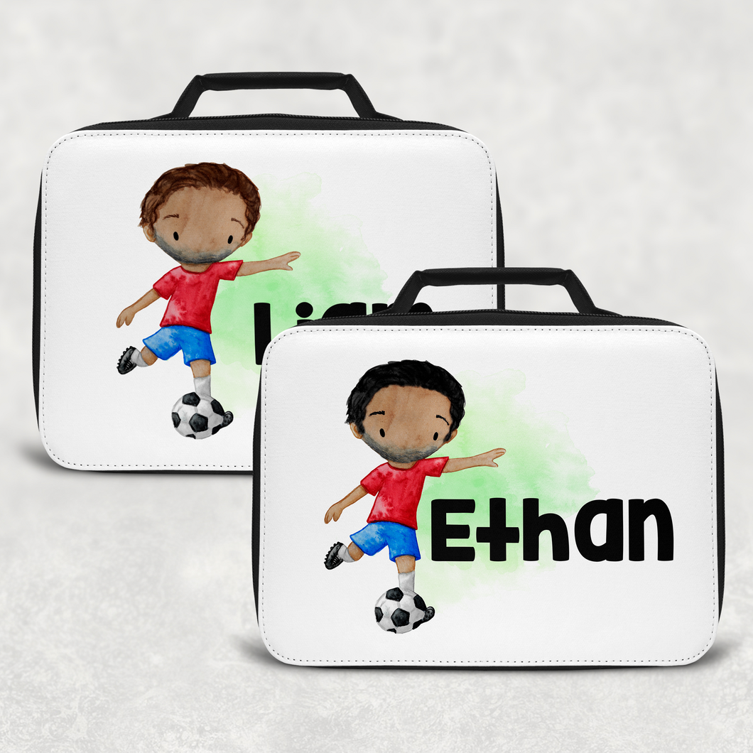 Football Personalised Insulated Lunch Bag