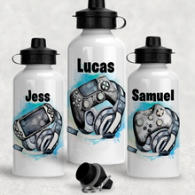 Load image into Gallery viewer, Gamer Controller Personalised Water Bottle - 400/600ml
