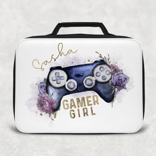 Load image into Gallery viewer, Gamer Girl Floral Game Control Insulated Lunch Bag
