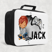 Load image into Gallery viewer, Gamer Character Insulated Lunch Bag
