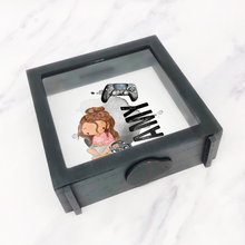 Load image into Gallery viewer, Gamer Character Personalised Money Box Frame

