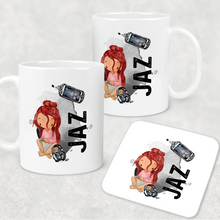 Load image into Gallery viewer, Gamer Character Personalised Watercolour Mug
