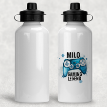 Load image into Gallery viewer, Gaming Legend Personalised Water Bottle - 400/600ml
