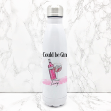 Load image into Gallery viewer, Could be Gin Personalised Travel Flask Water Bottle 500ml

