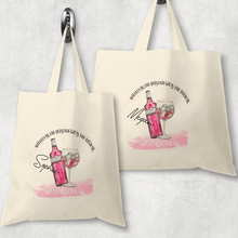 Load image into Gallery viewer, Ginspirational Gin is the Answer Tote Bag Personalised Alphabet MUA Gift
