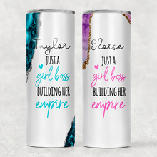 Load image into Gallery viewer, Girl Boss Personalised Tall Tumbler
