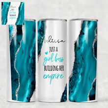 Load image into Gallery viewer, Girl Boss Personalised Tall Tumbler
