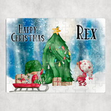 Load image into Gallery viewer, Gonk Christmas Gnome Personalised Jigsaw Various Sizes &amp; Pieces

