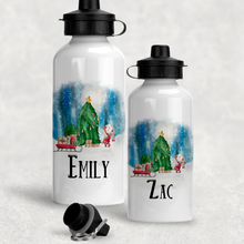 Load image into Gallery viewer, Gonk Xmas Gnome Personalised Christmas Aluminium Water Bottle 400/600ml
