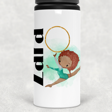 Load image into Gallery viewer, Gymnast Personalised Aluminium Straw Water Bottle 650ml
