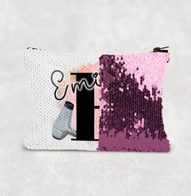 Load image into Gallery viewer, Hairdresser Alphabet Sequin Personalised Bag
