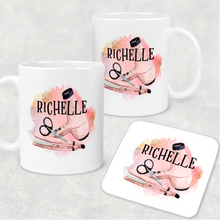 Load image into Gallery viewer, Hairdresser Personalised Mug &amp; Coaster
