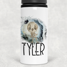 Load image into Gallery viewer, Halloween Character Personalised Aluminium Straw Water Bottle 650ml
