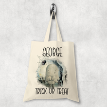 Load image into Gallery viewer, Halloween Character Trick or Treat Tote Bag
