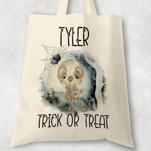 Load image into Gallery viewer, Halloween Character Trick or Treat Tote Bag
